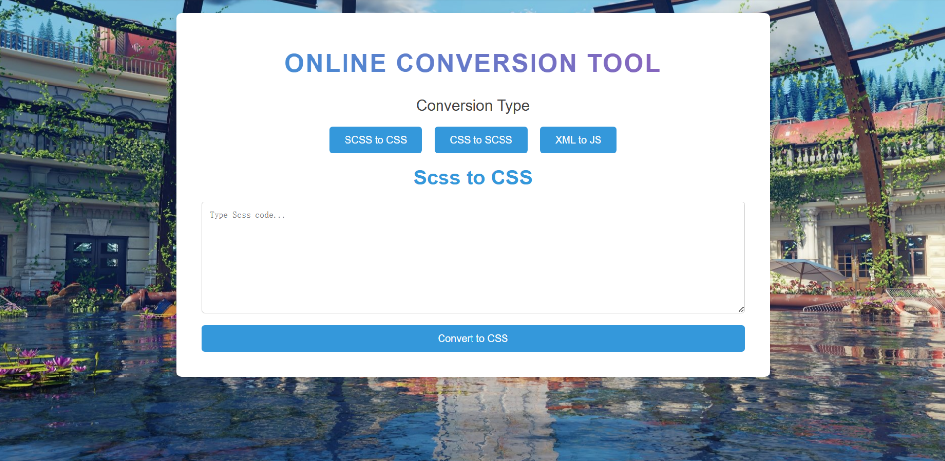 Online Conversion Tool